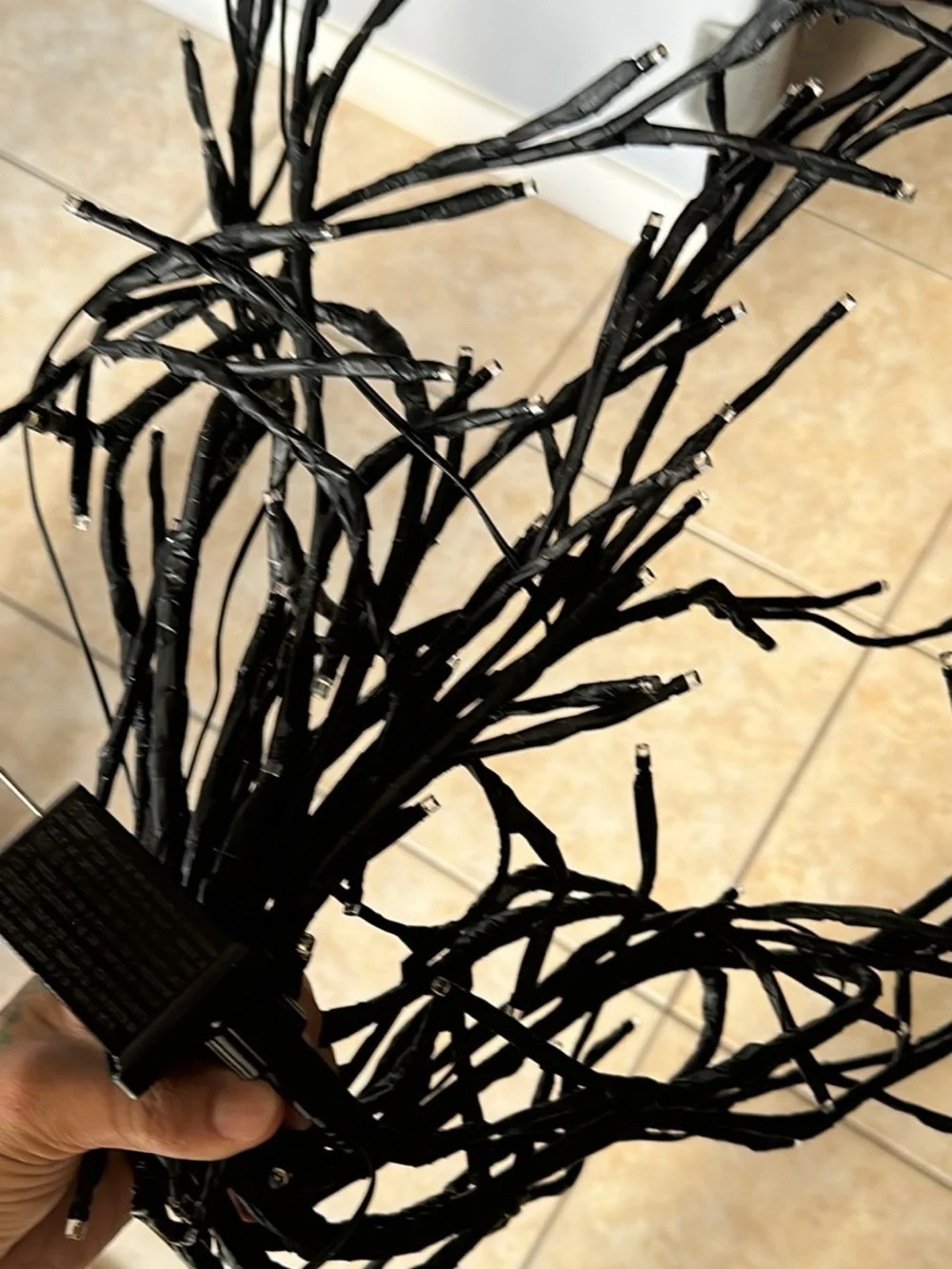 Warm White Branch LED String Lights - Decorative Wall Accent